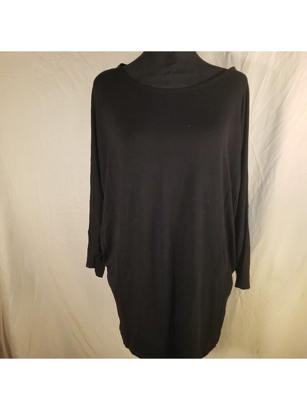 Emma's Closet Black Tunic Top, Size L